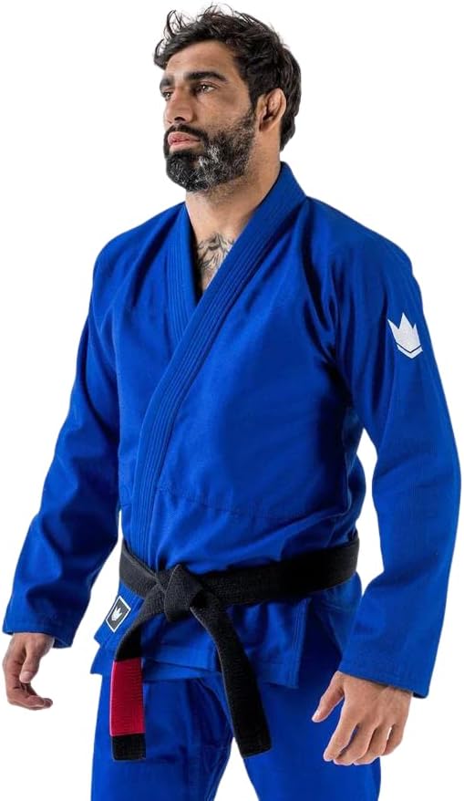 Kingz Kore Brezilya Jiu Jitsu Gi-erkek Hafif Dayanıklı BJJ Kimono-IBJJF Legal - 375gsm İnci Örgü Pro Eğitim