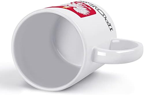 Vatansever Lehçe Polska Bayrağı Baskı Kupa kahve bardağı Seramik çay bardağı Komik Hediye Logo Tasarımı ile Ofis Ev