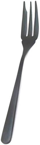 Endo Shoji OSP2704 Çatal bıçak kaşık seti, Patlama Siyahı, 5,9 inç (150 mm), Sepya Mirası Çay Kaşığı