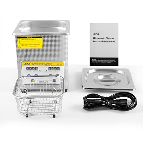 JMU Ultrasonik temizleyici, 2L dijital ısıtıcı ve Zamanlayıcı ile, 60W Ultrasonik Parça Temizleme Makinesi