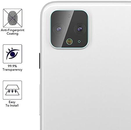 Orzero (4 Paket) Uyumlu Google Pixel için 4XL Kamera Lens Koruyucu, Esnek Cam( 2.5 D Ark Kenarları), HD Çizilmez Kabarcıksız
