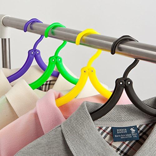 YUMUO Taşınabilir Renkli Plastik Katlanır Slip Giydirme ve Kuru Sihirli manto askısı-A
