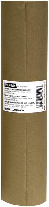 12'li Paket 12 x 180' Trimaco GP12 Kahverengi Trimaco Genel Amaçlı Maskeleme Kağıdı