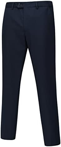 YFFUSHI erkek 3 Parça Takım Elbise Seti Slim Fit Bir Düğme Katı Ceket Yelek Pantolon Takım Elbise Çantaları
