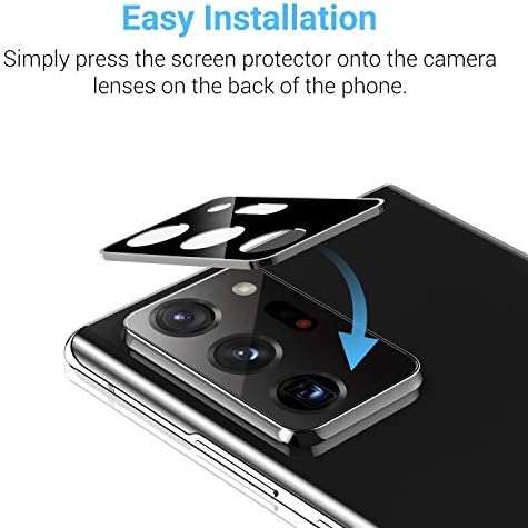 LK [3 Paket] Kamera Lens Ekran Koruyucu ile Uyumlu Samsung Galaxy Note 20 Ultra, Temperli Cam, Ultra İnce Yüksek Çözünürlüklü,Kasa