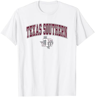 Texas Southern Tigers Kemer Üzerinde Beyaz Resmen Lisanslı T-Shirt
