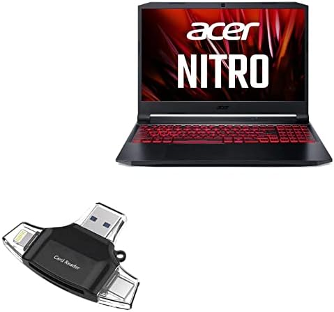 Acer Nitro 5 (AN515-57) ile uyumlu BoxWave Akıllı Cihaz (Boxwave'den Akıllı Cihaz) - AllReader SD Kart Okuyucu, Acer