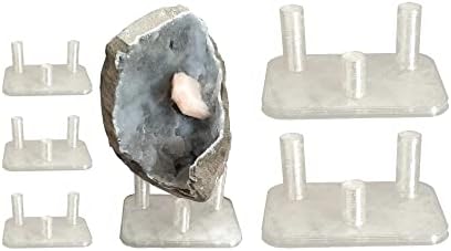 Mineral Cove 3 Pack-Kaya Standları PLA, Geode, Mineral veya Kristal Teşhir Standları, Kaya Teşhir Standları, Metafizik,