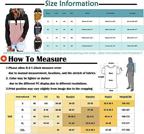 Tantısy Kadın Kazak Hoodies Giyim İpli Tops Casual Düğme Aşağı Uzun Kollu Hafif Cep Tişörtü