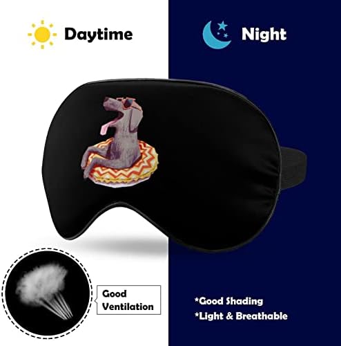Dachshund Çörek Uyku Göz Maskesi Yumuşak Komik göz bandı Körü Körüne Göz Kapağı Uyku Maskesi Seyahat için