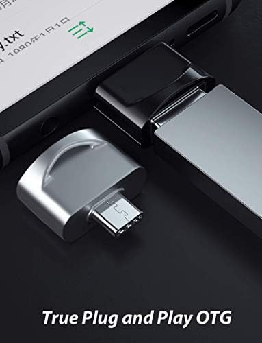 USB C Dişi USB Erkek Adaptör (2 paket) Tip-C Şarj Cihazı ile OTG için Motorola Moto G7 Plus'ınızla uyumludur. Klavye,