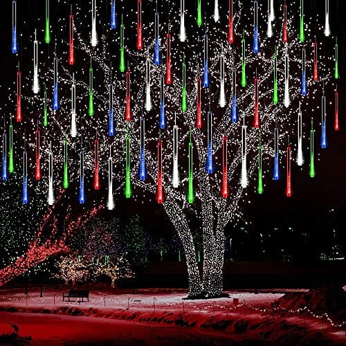 Noel ışıkları, Aokudonı 16 inç/ 40 cm Meteor duş yağmur ışıkları, noel süslemeleri açık Yard, noel ışıkları açık ağaç