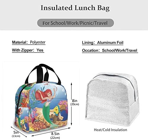 Taşınabilir Öğle Yemeği Çantası Sızdırmaz Kullanımlık Yalıtımlı yemek taşıma çantası Kadınlar için Piknik Kamp Parkı