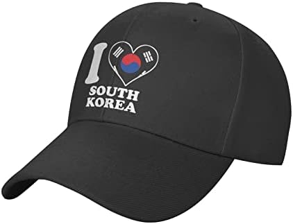Ben Kalp Aşk Güney Kore Erkek Bayan beyzbol şapkası Klasik Kap Yaz Baba Var Kamyon şoförü Kapakları Siyah