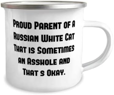 Özel Rus Beyaz Kedi Hediyeleri, Bir Rus Beyaz Kedisinin Gururlu Ebeveyni, Kedi Severlerden Motivasyonel Doğum Günü