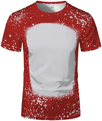 Ymosrh erkek Gömlek ABD Boyutu Büyük Boş özel tişört ısı transferi süblimasyon kısa kollu tişörtler