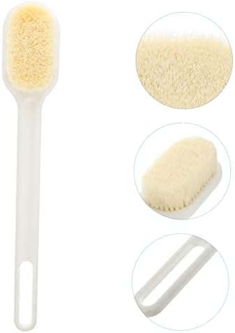 Healeved 3 Pcs geri ovma fırçası saç masaj vücut Scrubber saç Scrubber Duş Scrubber peeling fırçası yumuşak banyo