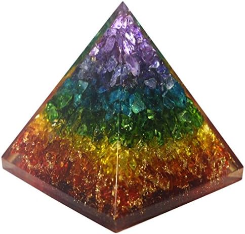 7 Çakra Çok Renkli Vastu Şifa Piramidi Orgon Geometrisi