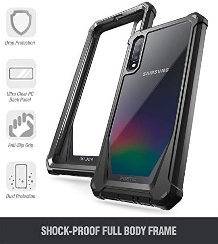 Şiirsel Guardian Serisi Kılıf Samsung Galaxy A70 Kılıf için Tasarlanmış, Tam Vücut Hibrid Darbeye Tampon Kapak ile