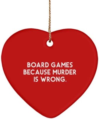 Şaka Masa Oyunları Hediyeler, Masa Oyunları Çünkü Cinayet Yanlıştır., Masa Oyunları Kalp Süsleme